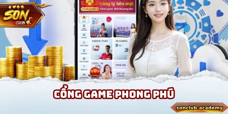 Sân chơi cung cấp hệ thống đổi thưởng cực phong phú