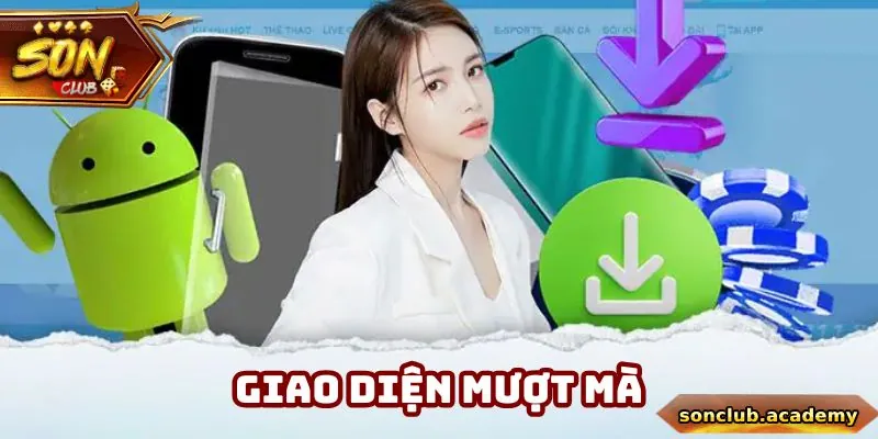 Ứng dụng sở hữu giao diện bắt mắt, tốc độ tải mượt mà